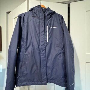 Columbia Women's 3-in-1, Whirlibird IV Interchange Jacket, XL Dark Nocturnal